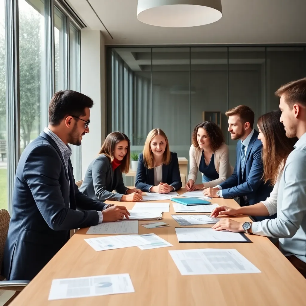 Diverse groep Nederlandse professionals in vergaderruimte die samenwerken aan besluitvorming