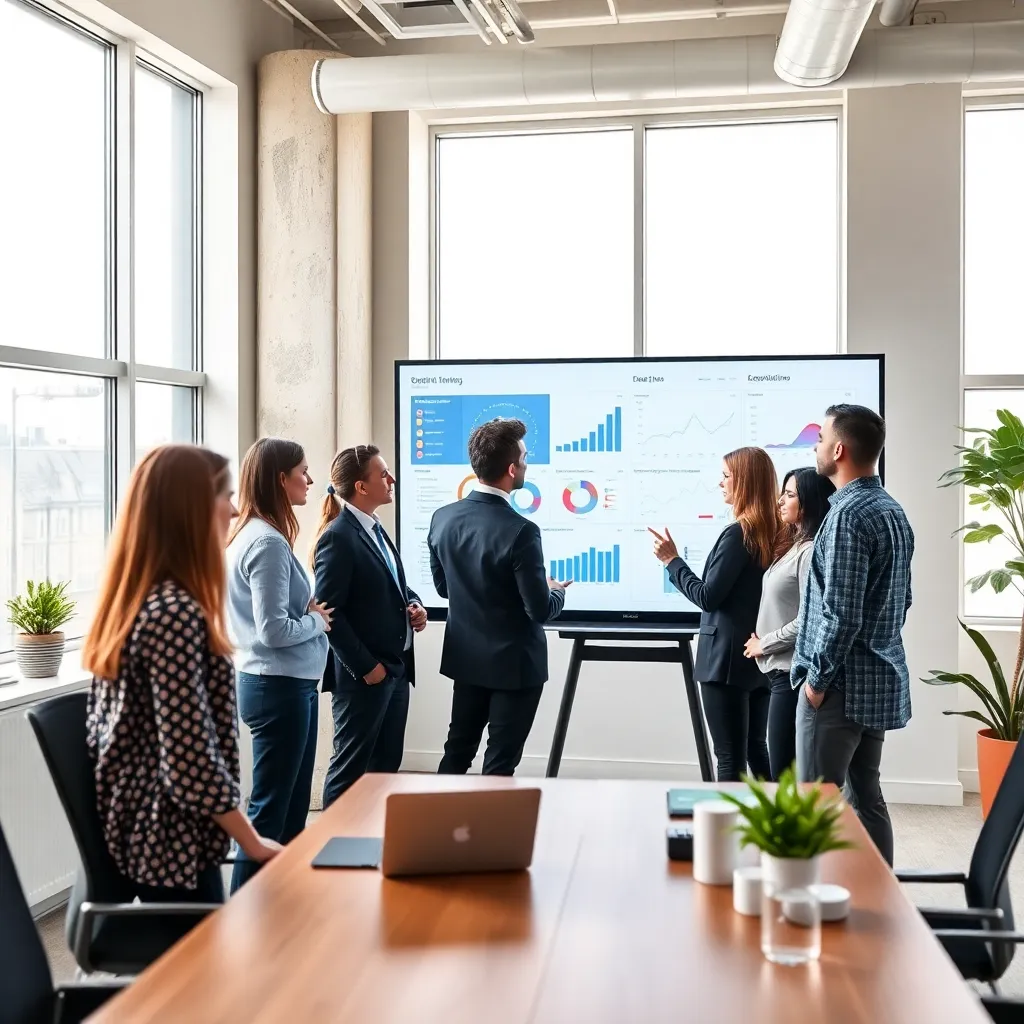 Modern kantoor van een Nederlandse tech startup in Rotterdam