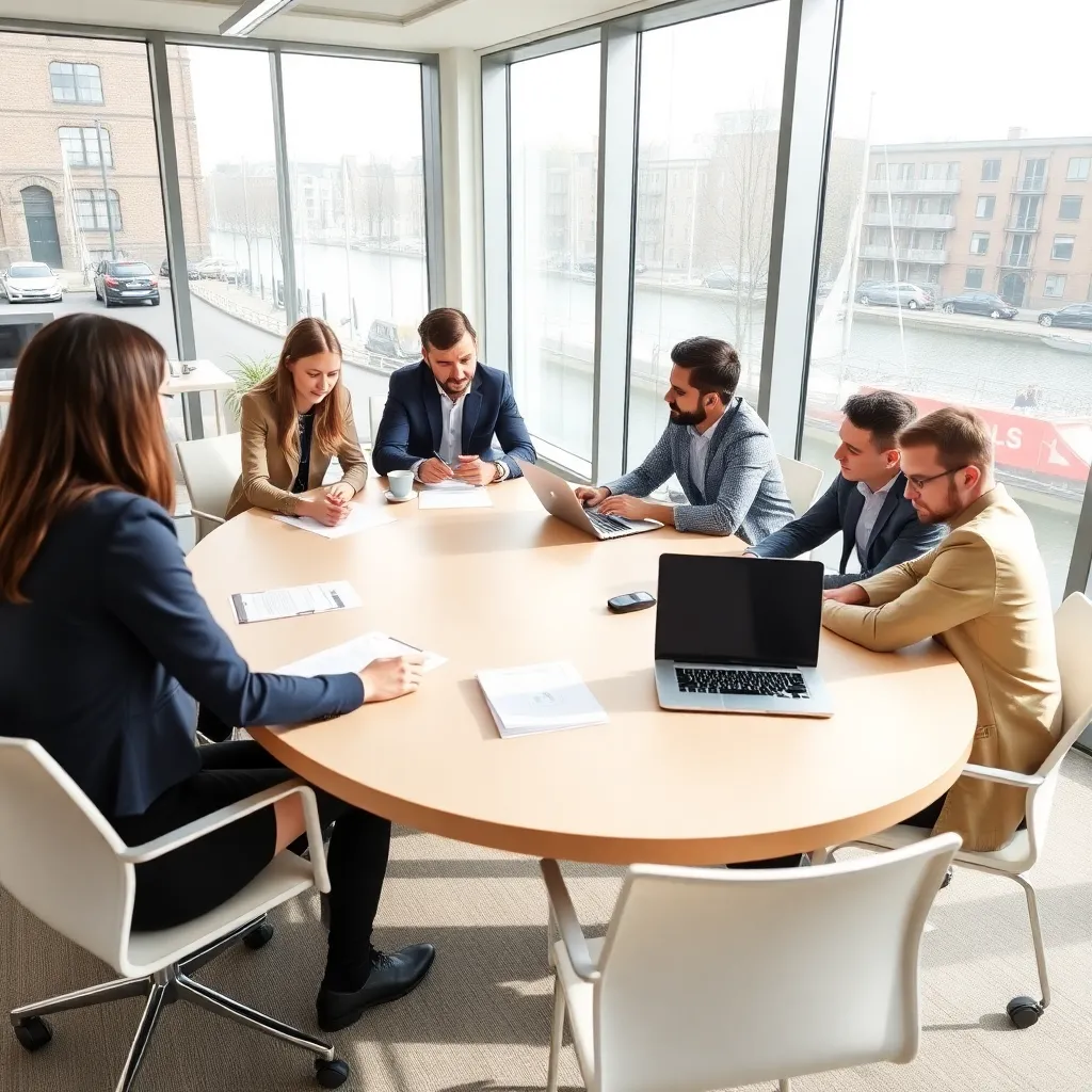 Gemeentehuis van een middelgrote Nederlandse gemeente
