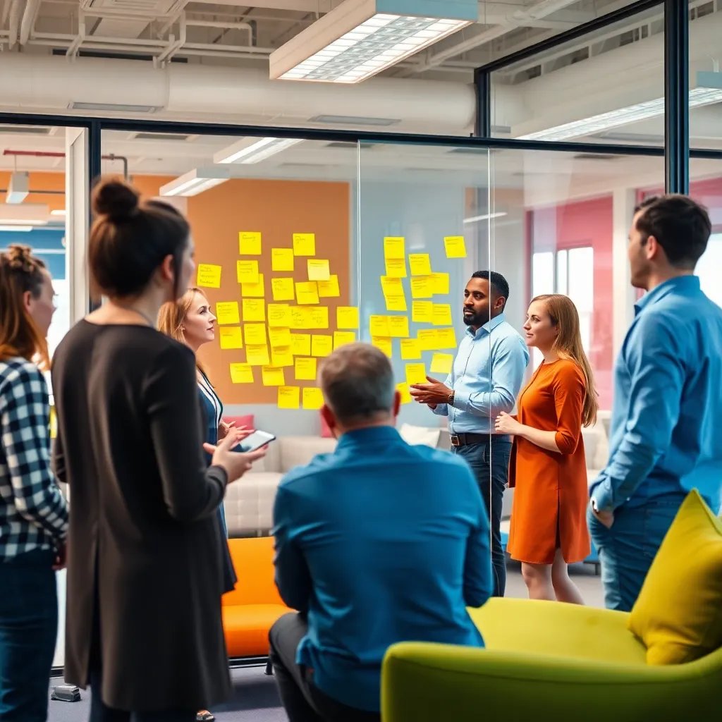 Nederlandse professionals die een probleem definiëren tijdens een workshop sessie