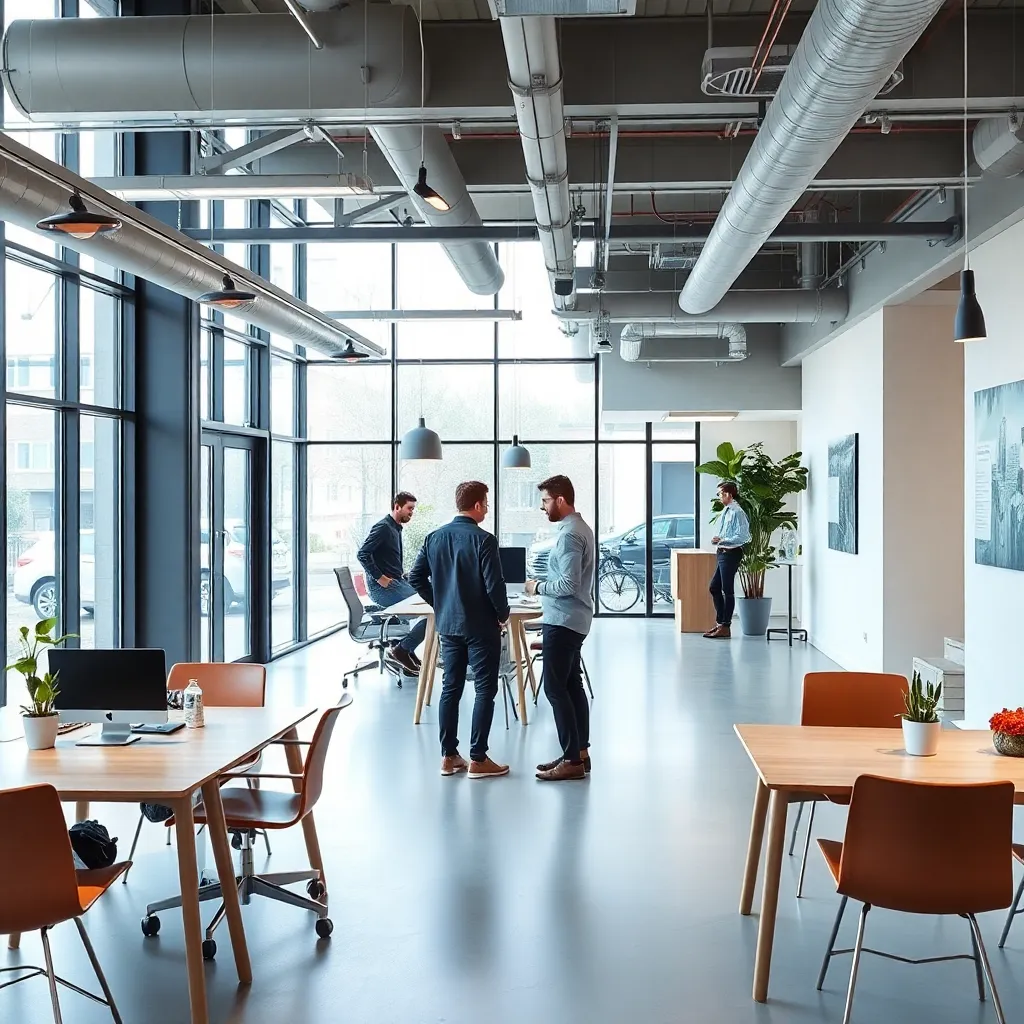 Nederlandse professionals werken samen aan een prototype tijdens een design thinking sessie